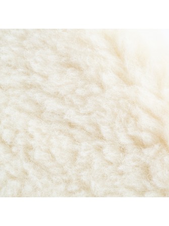 Plaid pour bébé en laine blanche